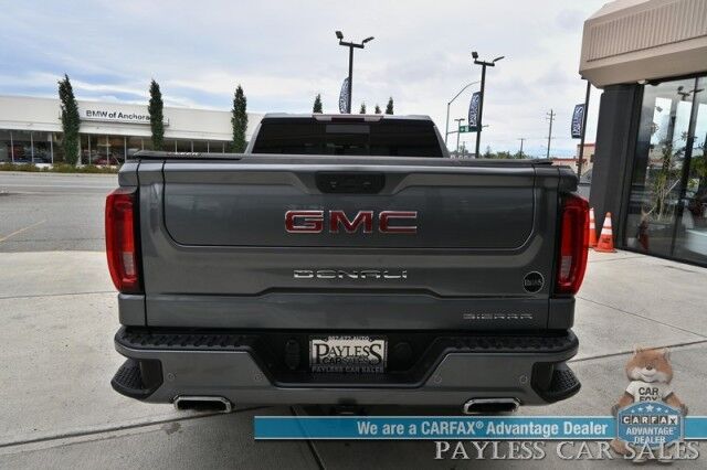 2019 GMC Sierra 1500 Denali / 4X4 / AutoStart / 6.2L V8 / Heated & Cooled Leather Seats / Heated Steering Wheel / Sunroof / NAV / Bose Speakers / Lane Departure & Blind Spot Alert / Multipro Tailgate / Tonneau Cover / Tow Pkg Anchorage AK