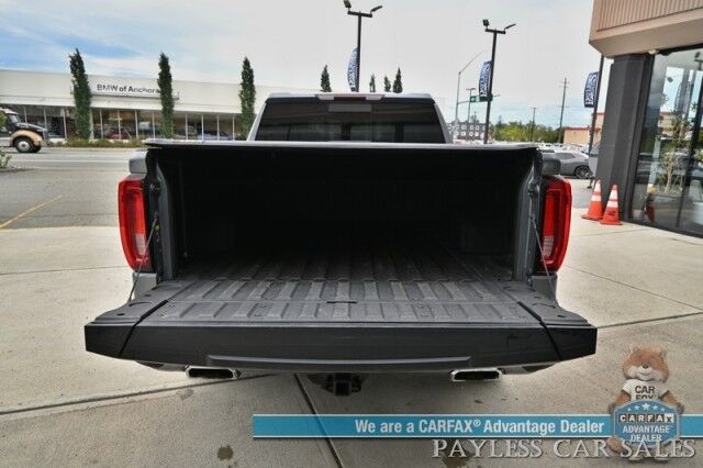 2019 GMC Sierra 1500 Denali / 4X4 / AutoStart / 6.2L V8 / Heated & Cooled Leather Seats / Heated Steering Wheel / Sunroof / NAV / Bose Speakers / Lane Departure & Blind Spot Alert / Multipro Tailgate / Tonneau Cover / Tow Pkg Anchorage AK