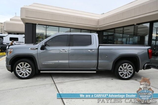 2019 GMC Sierra 1500 Denali / 4X4 / AutoStart / 6.2L V8 / Heated & Cooled Leather Seats / Heated Steering Wheel / Sunroof / NAV / Bose Speakers / Lane Departure & Blind Spot Alert / Multipro Tailgate / Tonneau Cover / Tow Pkg Anchorage AK
