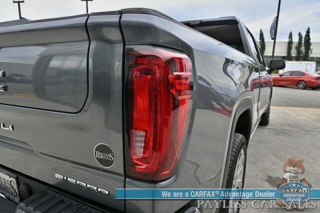 2019 GMC Sierra 1500 Denali / 4X4 / AutoStart / 6.2L V8 / Heated & Cooled Leather Seats / Heated Steering Wheel / Sunroof / NAV / Bose Speakers / Lane Departure & Blind Spot Alert / Multipro Tailgate / Tonneau Cover / Tow Pkg Anchorage AK