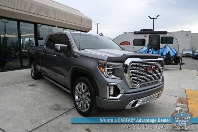 2019 GMC Sierra 1500 Denali / 4X4 / AutoStart / 6.2L V8 / Heated & Cooled Leather Seats / Heated Steering Wheel / Sunroof / NAV / Bose Speakers / Lane Departure & Blind Spot Alert / Multipro Tailgate / Tonneau Cover / Tow Pkg Anchorage AK