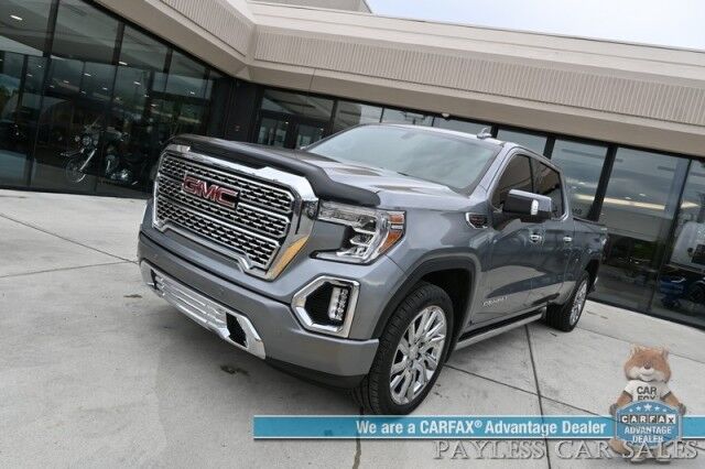 2019 GMC Sierra 1500 Denali / 4X4 / AutoStart / 6.2L V8 / Heated & Cooled Leather Seats / Heated Steering Wheel / Sunroof / NAV / Bose Speakers / Lane Departure & Blind Spot Alert / Multipro Tailgate / Tonneau Cover / Tow Pkg Anchorage AK