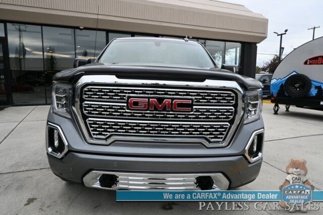 2019 GMC Sierra 1500 Denali / 4X4 / AutoStart / 6.2L V8 / Heated & Cooled Leather Seats / Heated Steering Wheel / Sunroof / NAV / Bose Speakers / Lane Departure & Blind Spot Alert / Multipro Tailgate / Tonneau Cover / Tow Pkg Anchorage AK