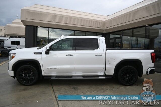 2019 GMC Sierra 1500 Denali / 4X4 / Crew Cab / 6.2L V8 / AutoStart / Ultimate Pkg / Heated & Cooled Leather Seats / Heated Steering Wheel / Sunroof / NAV / HUD / 360 Cam / Bose Speakers / Lane Departure & Blind Spot / Tonneau Cover / Tow Pkg