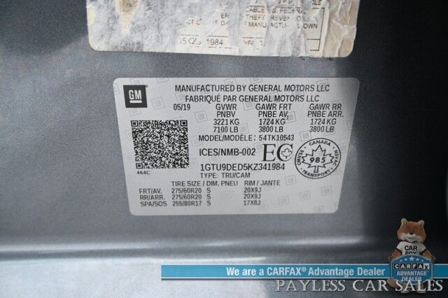 2019 GMC Sierra 1500 SLT Anchorage AK