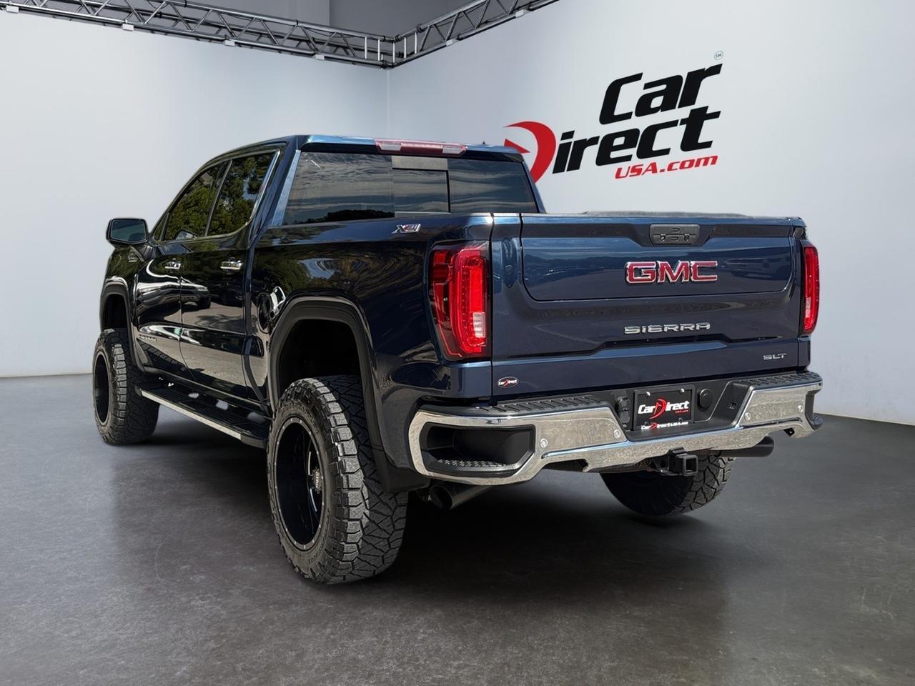 2019 GMC Sierra 1500 SLT, RUNNING BOARDS, POWER LIFTGATE, LIFTED, APPLE CARPLAY/ANDROID AUTO, REAR POWER SLIDING WINDOW, TOW PACKAGE, REMOTE START, HEATED & COOLING SEATS, LOW MILES, THIS TRUCK IS LIKE NEW & READY TO RIDE!