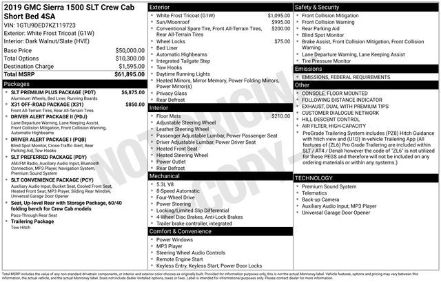 2019 GMC Sierra 1500 SLT Raleigh NC