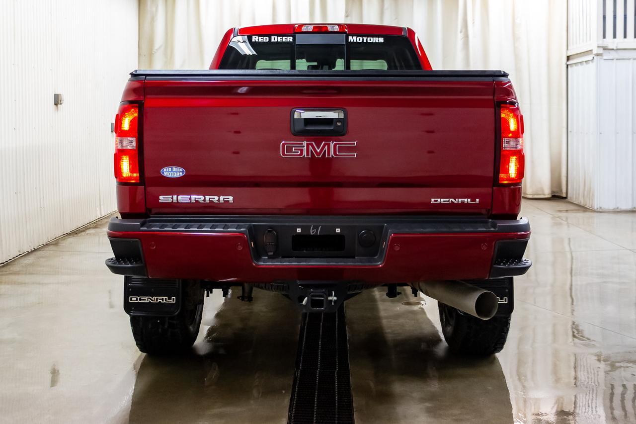 2019 GMC Sierra 2500HD 4x4 Crew Cab Denali Diesel Lift Leather Roof Nav Red Deer AB