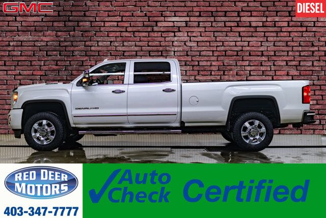 2019 GMC Sierra 3500HD 4x4 Crew Cab Denali Diesel Longbox Leather Roof Nav