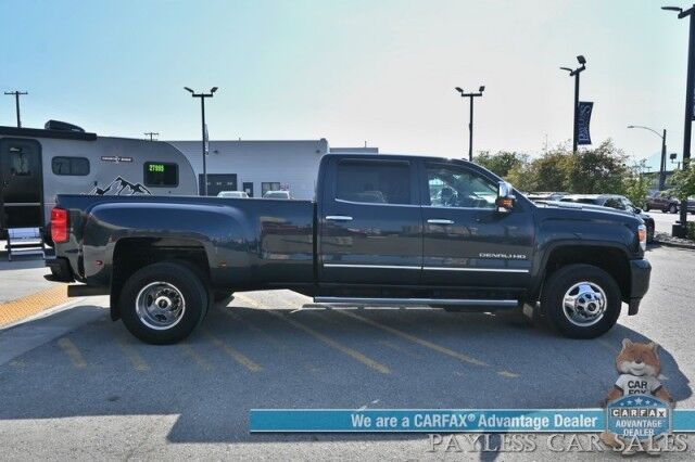 2019 GMC Sierra 3500HD Denali / 4X4 / Crew Cab / Dually / Turbo Diesel / Auto Start / Heated & Cooled Leather Seats / Heated Steering Wheel / Sunroof / NAV / Bose / Lane Depart Alert / Apple CarPlay & Android Auto / Bed Liner / Tow Pkg Anchorage AK
