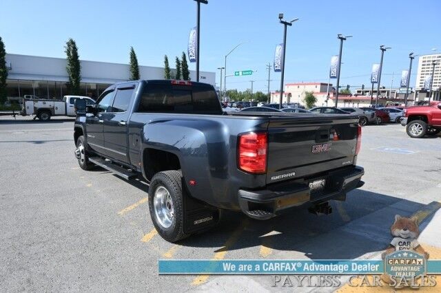 2019 GMC Sierra 3500HD Denali / 4X4 / Crew Cab / Dually / Turbo Diesel / Auto Start / Heated & Cooled Leather Seats / Heated Steering Wheel / Sunroof / NAV / Bose / Lane Depart Alert / Apple CarPlay & Android Auto / Bed Liner / Tow Pkg Anchorage AK