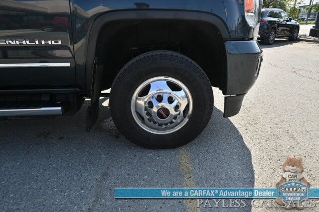 2019 GMC Sierra 3500HD Denali / 4X4 / Crew Cab / Dually / Turbo Diesel / Auto Start / Heated & Cooled Leather Seats / Heated Steering Wheel / Sunroof / NAV / Bose / Lane Depart Alert / Apple CarPlay & Android Auto / Bed Liner / Tow Pkg Anchorage AK