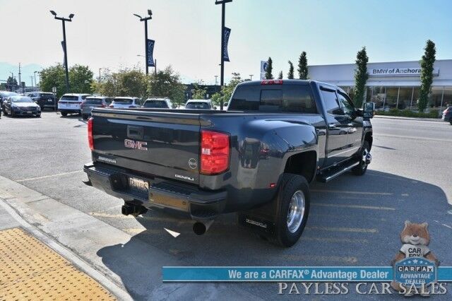 2019 GMC Sierra 3500HD Denali / 4X4 / Crew Cab / Dually / Turbo Diesel / Auto Start / Heated & Cooled Leather Seats / Heated Steering Wheel / Sunroof / NAV / Bose / Lane Depart Alert / Apple CarPlay & Android Auto / Bed Liner / Tow Pkg Anchorage AK