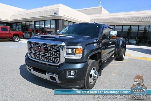 2019 GMC Sierra 3500HD Denali / 4X4 / Crew Cab / Dually / Turbo Diesel / Auto Start / Heated & Cooled Leather Seats / Heated Steering Wheel / Sunroof / NAV / Bose / Lane Depart Alert / Apple CarPlay & Android Auto / Bed Liner / Tow Pkg Anchorage AK