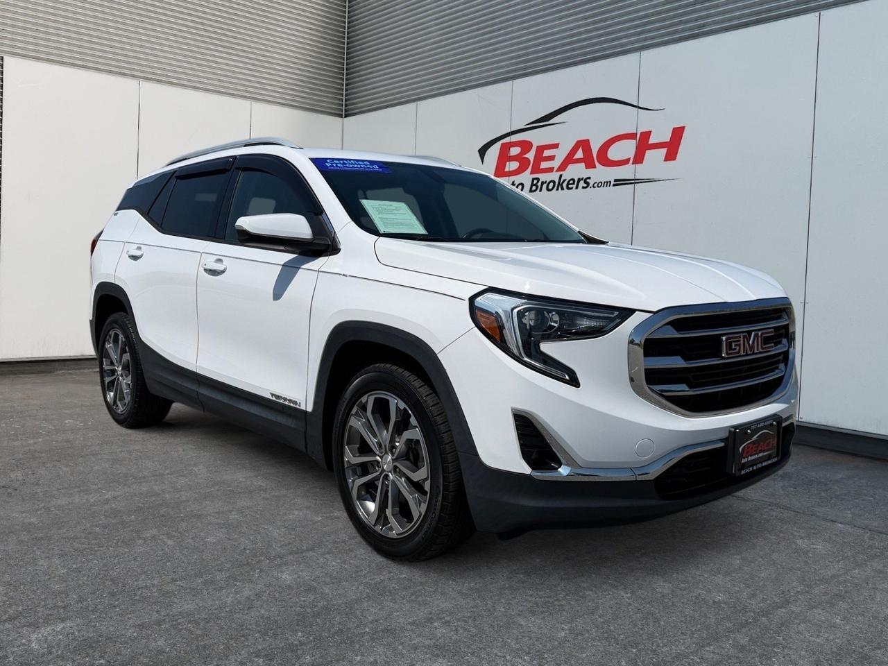 2019 GMC Terrain SLT, HEATED SEATS, APPLE CARPLAY/ANDROID AUTO, WIFI, POWER MIRRORS, TINTED GLASS, REMOTE KEYLESS ENTRY, REMOTE START, NAVIGATION, UNIVERSAL GARAGE DOOR OPENER, BOSE SPEAKERS, COME AND TEST DRIVE THIS TERRAIN TODAY!