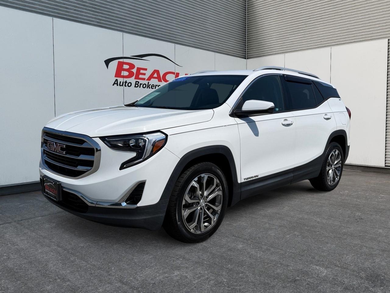 2019 GMC Terrain SLT, HEATED SEATS, APPLE CARPLAY/ANDROID AUTO, WIFI, POWER MIRRORS, TINTED GLASS, REMOTE KEYLESS ENTRY, REMOTE START, NAVIGATION, UNIVERSAL GARAGE DOOR OPENER, BOSE SPEAKERS, COME AND TEST DRIVE THIS TERRAIN TODAY!