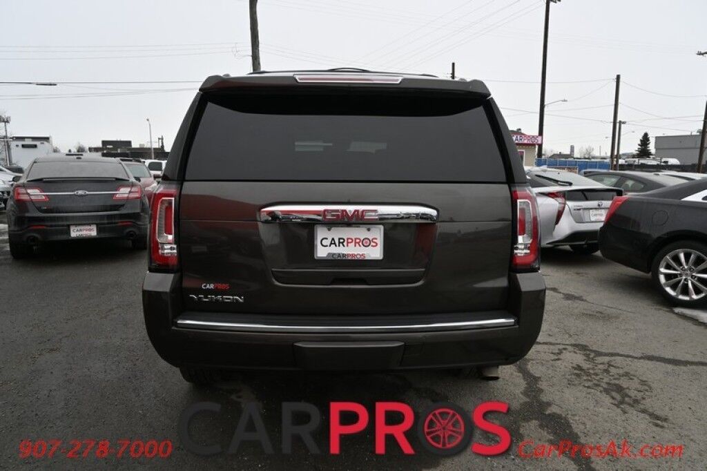 2019 GMC Yukon Denali - 4X4 - Ultimate Pkg - 6.2L V8 - Remote Start - Heated/Cooled Leather Seats - Heated Steering Wheel - 2nd Row Heated Captain Seats - Rear Entertainment - NAV - Bluetooth - HUD - Backup Camera - Sunroof - 3rd Row - Seats 7 - Tow Pkg - 1 Owner Anchorage AK