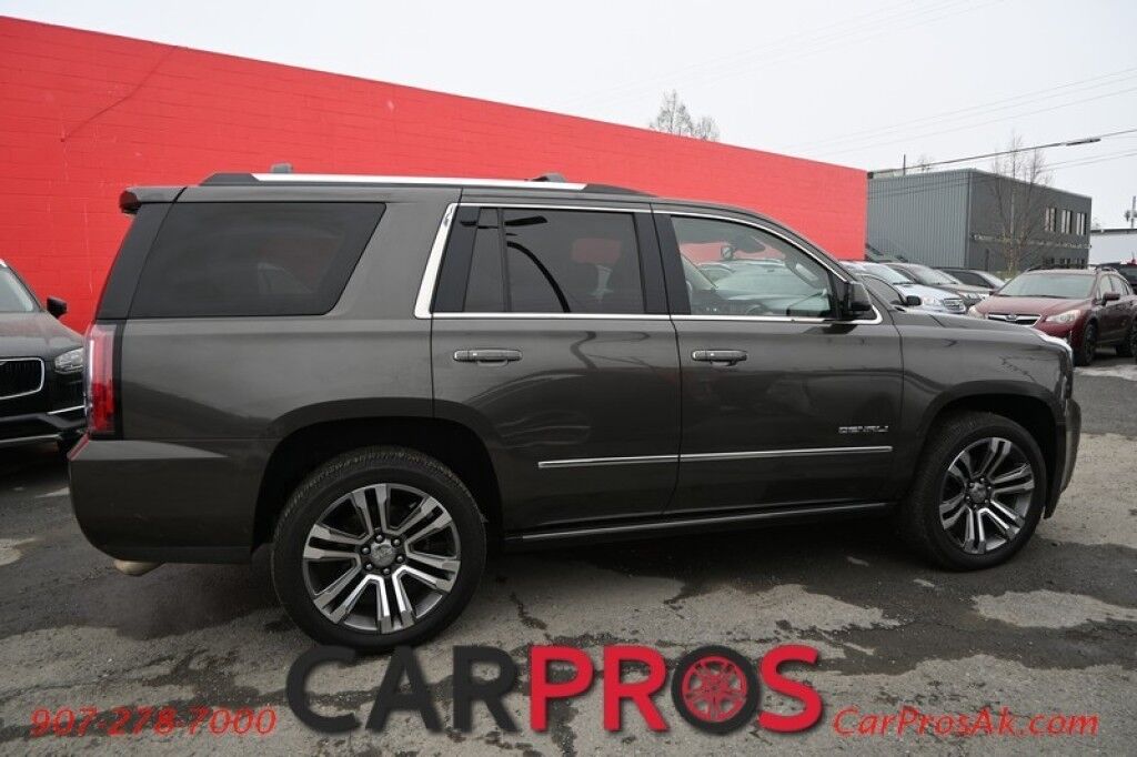 2019 GMC Yukon Denali - 4X4 - Ultimate Pkg - 6.2L V8 - Remote Start - Heated/Cooled Leather Seats - Heated Steering Wheel - 2nd Row Heated Captain Seats - Rear Entertainment - NAV - Bluetooth - HUD - Backup Camera - Sunroof - 3rd Row - Seats 7 - Tow Pkg - 1 Owner Anchorage AK