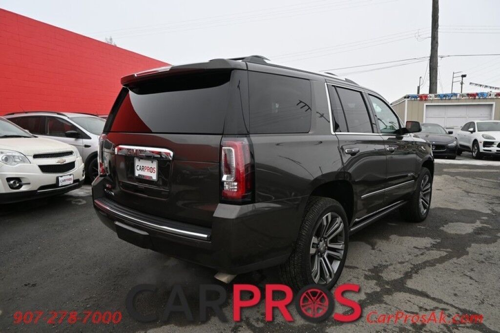 2019 GMC Yukon Denali - 4X4 - Ultimate Pkg - 6.2L V8 - Remote Start - Heated/Cooled Leather Seats - Heated Steering Wheel - 2nd Row Heated Captain Seats - Rear Entertainment - NAV - Bluetooth - HUD - Backup Camera - Sunroof - 3rd Row - Seats 7 - Tow Pkg - 1 Owner Anchorage AK