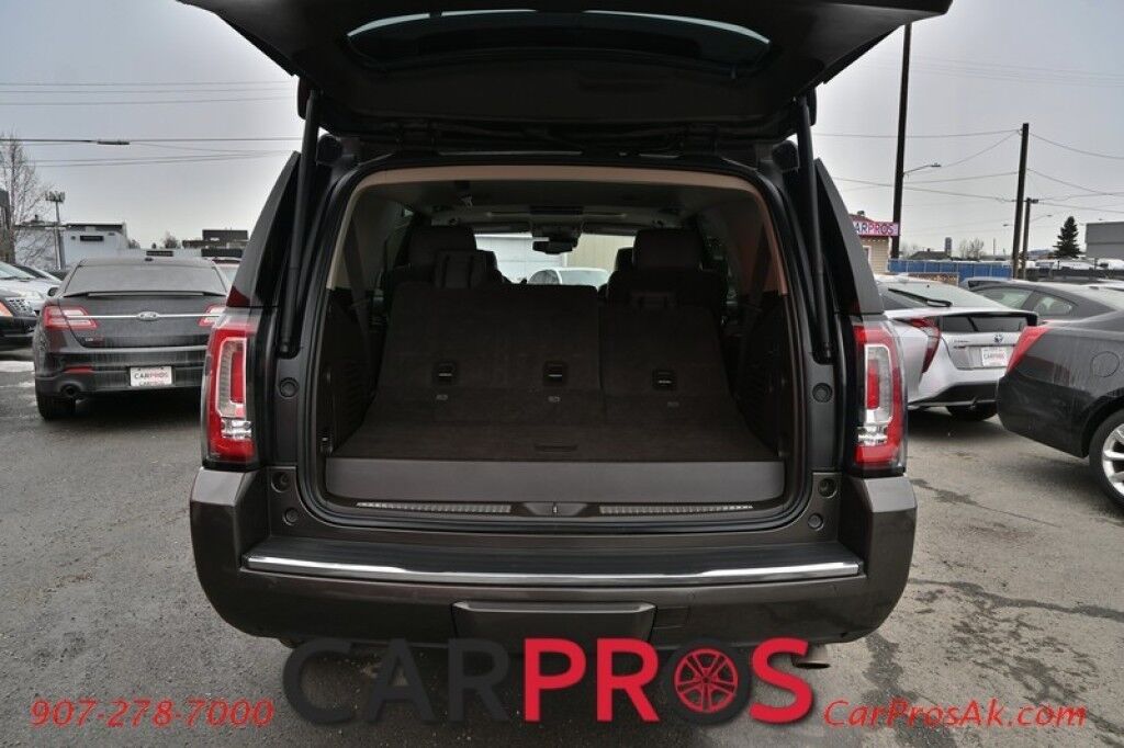 2019 GMC Yukon Denali - 4X4 - Ultimate Pkg - 6.2L V8 - Remote Start - Heated/Cooled Leather Seats - Heated Steering Wheel - 2nd Row Heated Captain Seats - Rear Entertainment - NAV - Bluetooth - HUD - Backup Camera - Sunroof - 3rd Row - Seats 7 - Tow Pkg - 1 Owner Anchorage AK