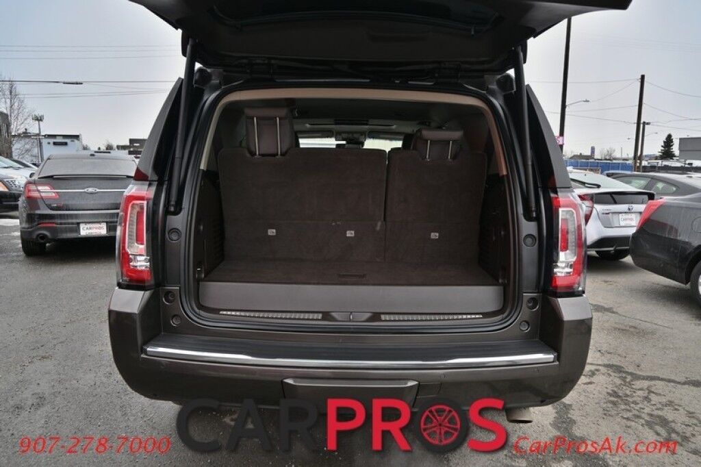 2019 GMC Yukon Denali - 4X4 - Ultimate Pkg - 6.2L V8 - Remote Start - Heated/Cooled Leather Seats - Heated Steering Wheel - 2nd Row Heated Captain Seats - Rear Entertainment - NAV - Bluetooth - HUD - Backup Camera - Sunroof - 3rd Row - Seats 7 - Tow Pkg - 1 Owner Anchorage AK
