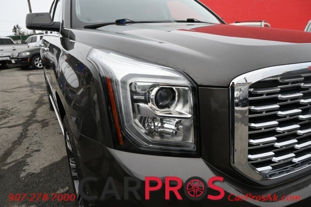 2019 GMC Yukon Denali - 4X4 - Ultimate Pkg - 6.2L V8 - Remote Start - Heated/Cooled Leather Seats - Heated Steering Wheel - 2nd Row Heated Captain Seats - Rear Entertainment - NAV - Bluetooth - HUD - Backup Camera - Sunroof - 3rd Row - Seats 7 - Tow Pkg - 1 Owner Anchorage AK