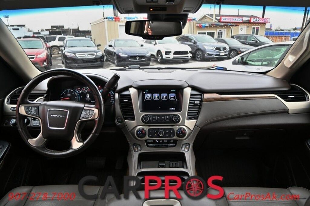 2019 GMC Yukon Denali - 4X4 - Ultimate Pkg - 6.2L V8 - Remote Start - Heated/Cooled Leather Seats - Heated Steering Wheel - 2nd Row Heated Captain Seats - Rear Entertainment - NAV - Bluetooth - HUD - Backup Camera - Sunroof - 3rd Row - Seats 7 - Tow Pkg - 1 Owner Anchorage AK