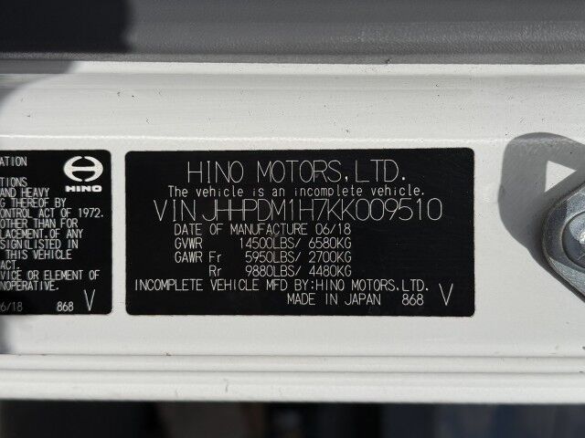 2019 Hino 155 Crew Cab 14' Aluminum Landscape Dump Truck Miami FL