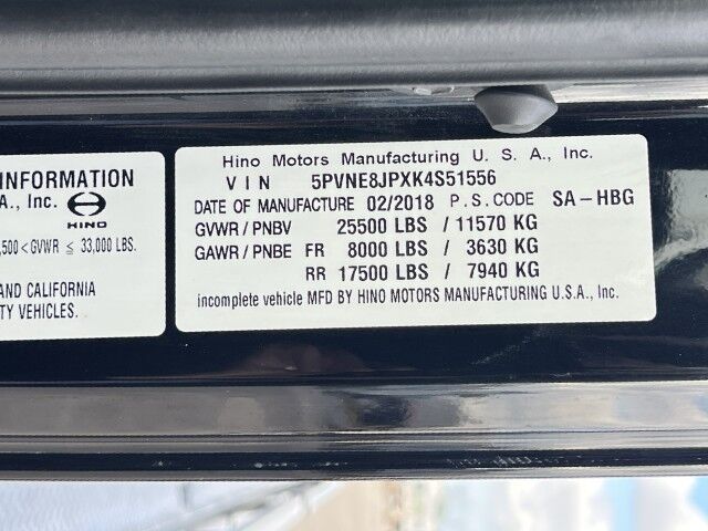 2019 Hino 258 22&apos; Jerr-Dan Rollback Car Carrier Truck Miami FL