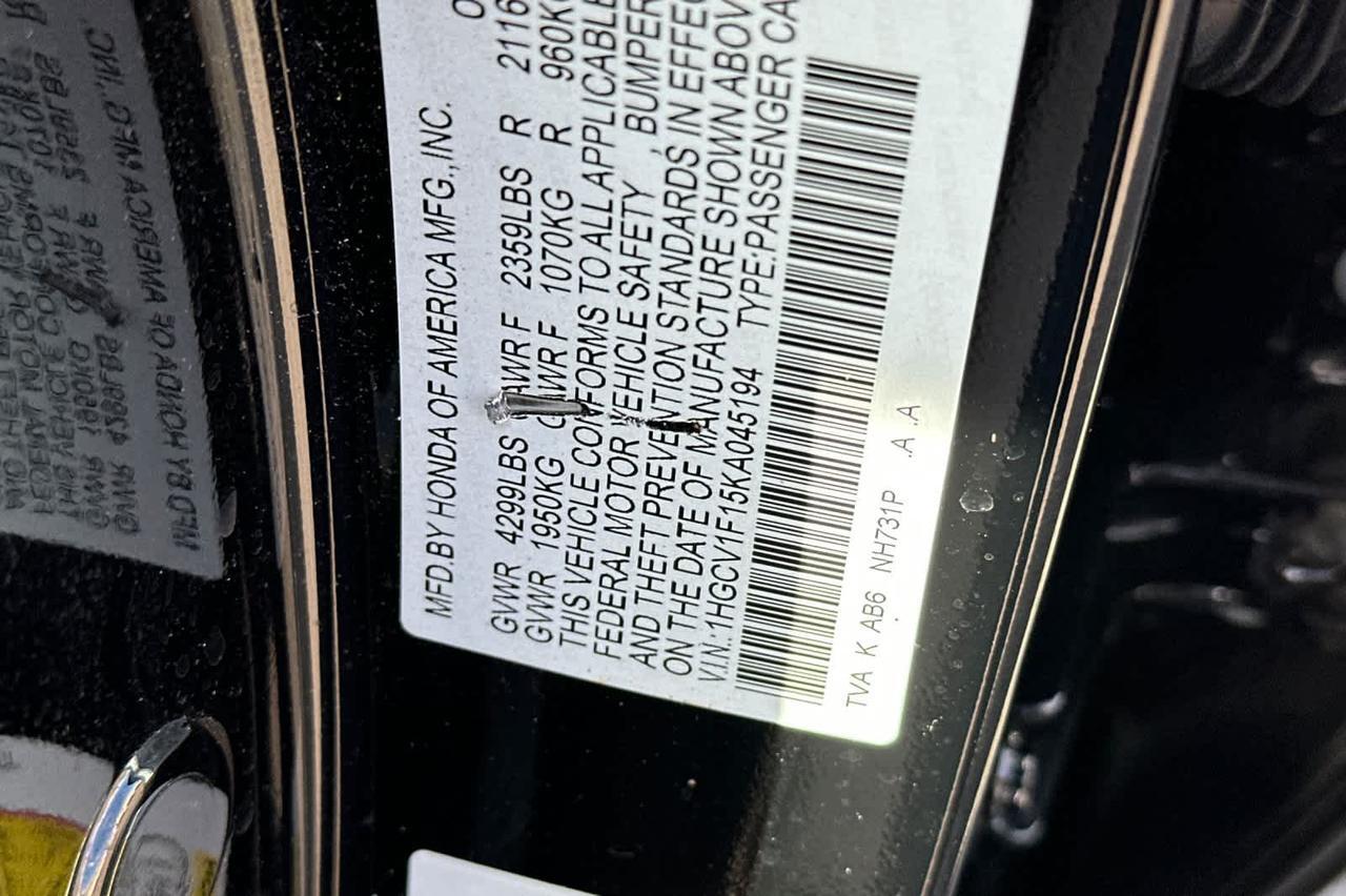 2019 Honda Accord LX 1.5T Roseville CA