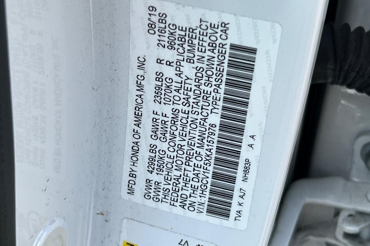 2019 Honda Accord Sedan EX-L 1.5T Roseville CA