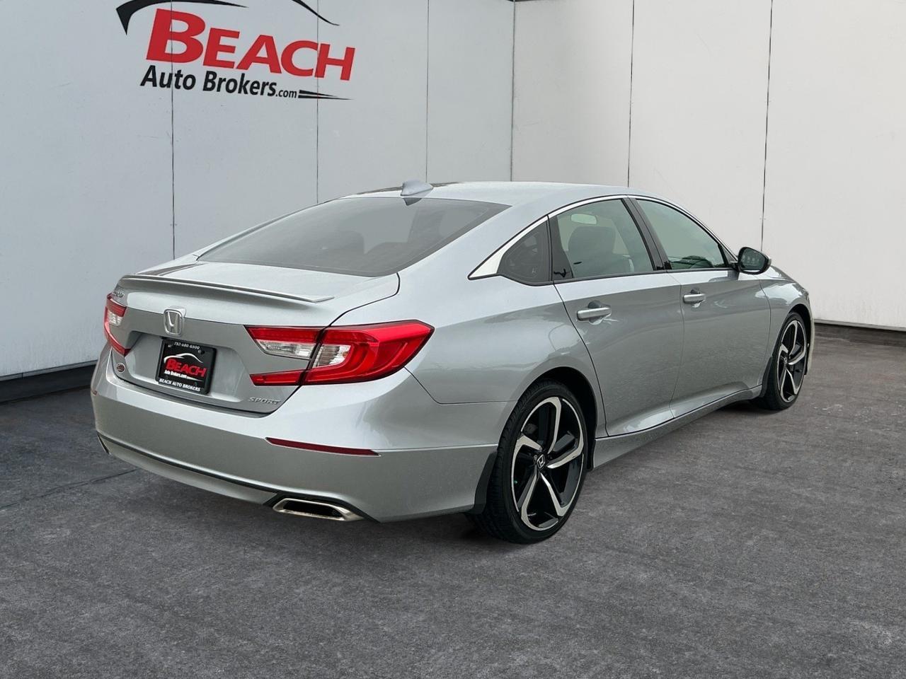 2019 Honda Accord Sedan Sport 1.5T, APPLE CARPLAY/ANDROID AUTO, BLUETOOTH, BACKUP CAMERA, POWER MIRRORS, TINTED GLASS, CLEAN CARFAX, GREAT GAS MILEAGE, COME AND TEST DRIVE TODAY! Norfolk VA