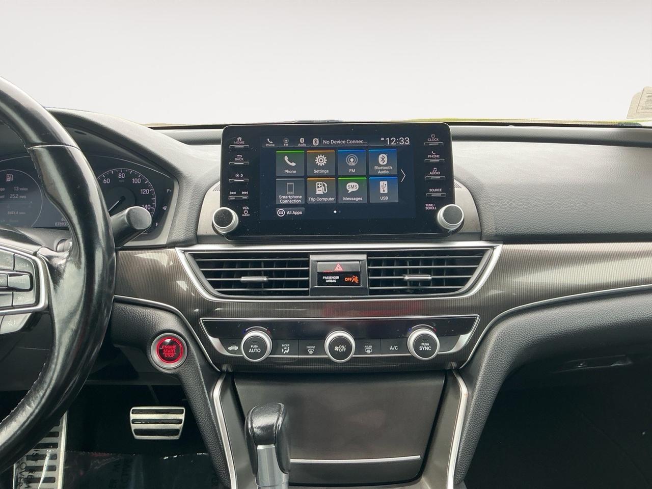 2019 Honda Accord Sedan Sport 1.5T, APPLE CARPLAY/ANDROID AUTO, BLUETOOTH, BACKUP CAMERA, POWER MIRRORS, TINTED GLASS, CLEAN CARFAX, GREAT GAS MILEAGE, COME AND TEST DRIVE TODAY! Norfolk VA