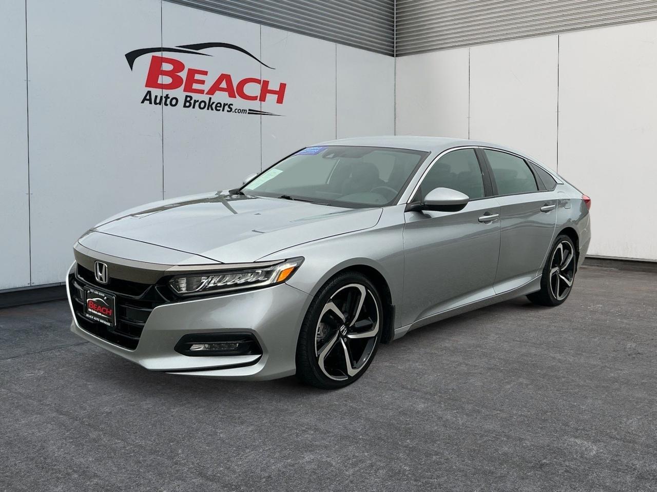 2019 Honda Accord Sedan Sport 1.5T, APPLE CARPLAY/ANDROID AUTO, BLUETOOTH, BACKUP CAMERA, POWER MIRRORS, TINTED GLASS, CLEAN CARFAX, GREAT GAS MILEAGE, COME AND TEST DRIVE TODAY!