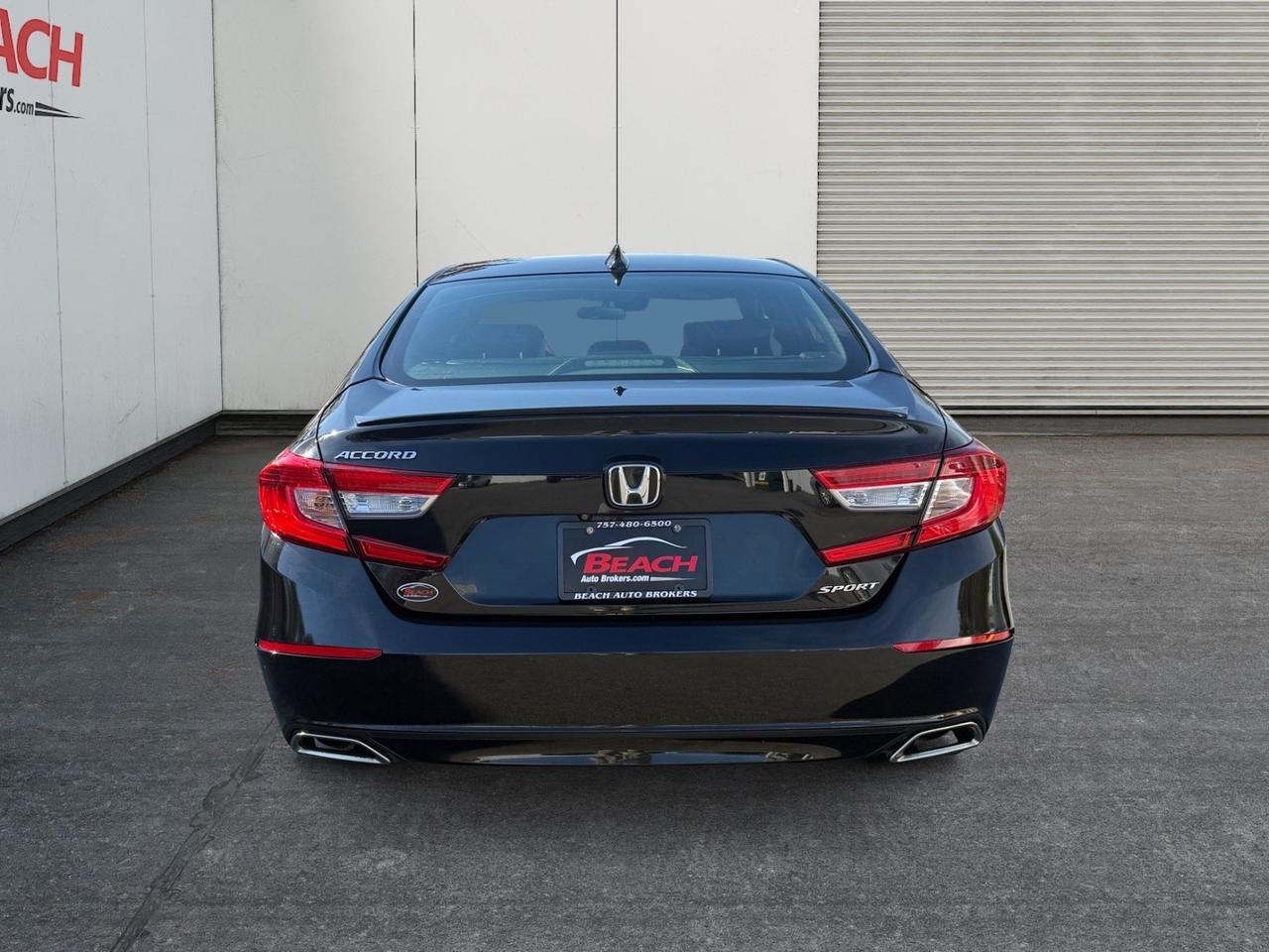 2019 Honda Accord Sedan Sport 1.5T, BLUETOOTH, BACKUP CAMERA, PARKING SENSORS, POWER MIRRORS, KEYLESS START, ALL WEATHER FLOOR MATS, USB PORT, AUX, CLEAN CARFAX! Norfolk VA