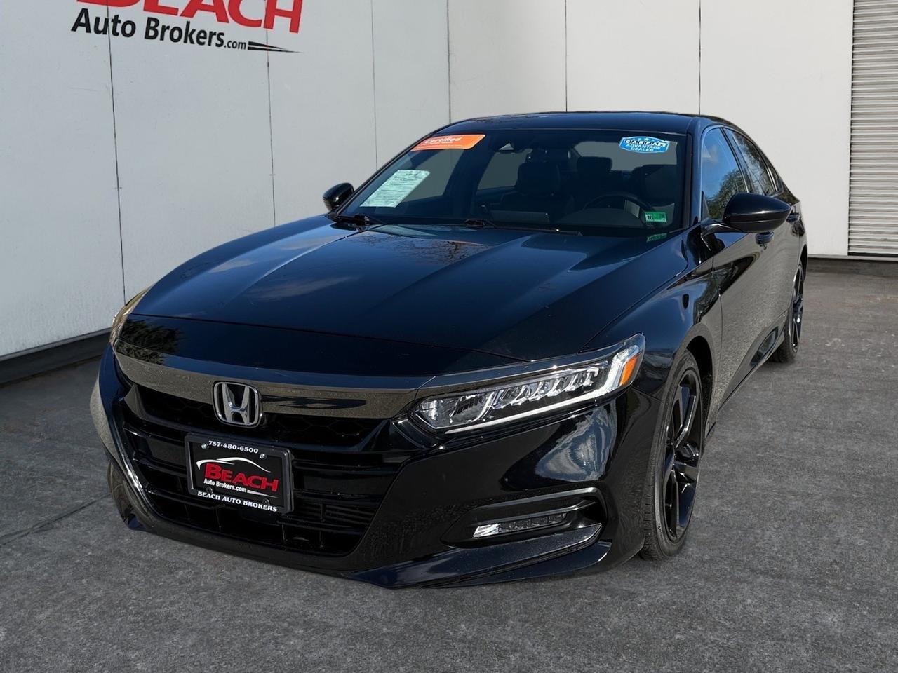 2019 Honda Accord Sedan Sport 1.5T, BLUETOOTH, KEYLESS START, ALL WEATHER FLOOR MATS, POWER MIRRORS, PADDLE SHIFTERS, BACKUP CAMERA, CLEAN CARFAX, COME AND TEST DRIVE THIS HONDA ACCORD TODAY!