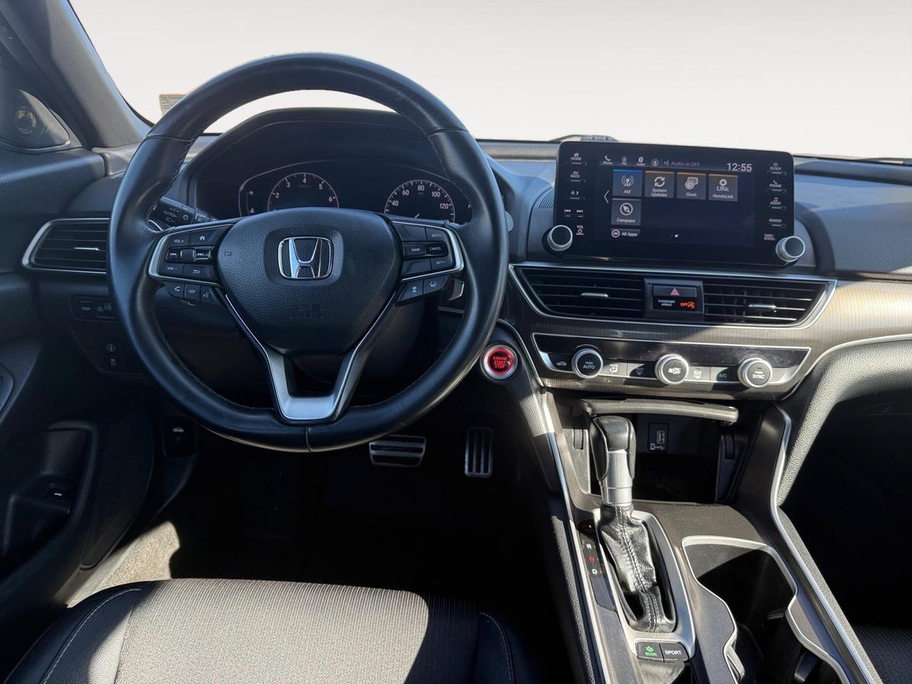 2019 Honda Accord Sedan Sport 1.5T, BLUETOOTH, KEYLESS START, ALL WEATHER FLOOR MATS, POWER MIRRORS, PADDLE SHIFTERS, BACKUP CAMERA, CLEAN CARFAX, COME AND TEST DRIVE THIS HONDA ACCORD TODAY!