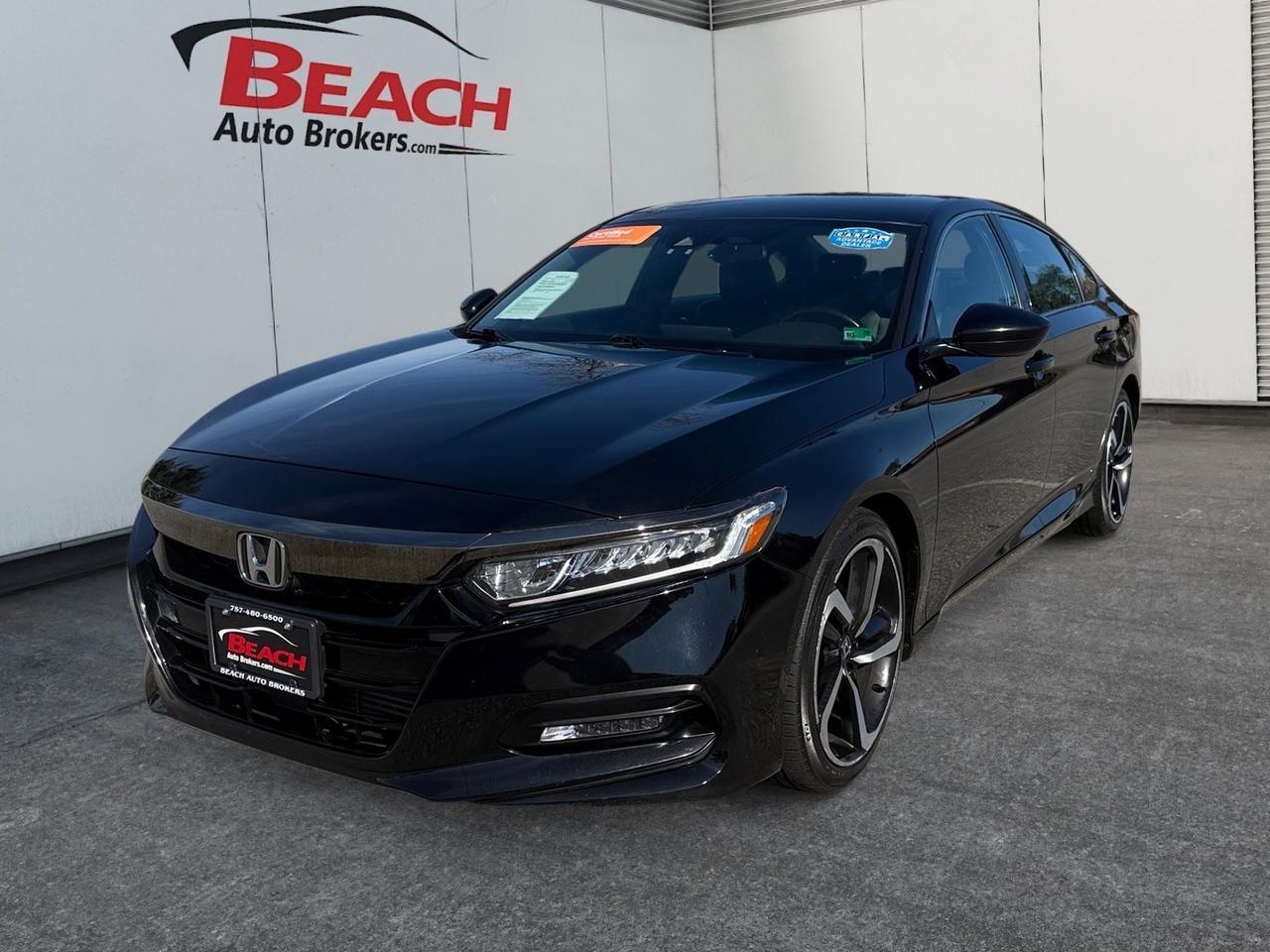2019 Honda Accord Sedan Sport 1.5T, BLUETOOTH, KEYLESS START, ALL WEATHER FLOOR MATS, POWER MIRRORS, PADDLE SHIFTERS, BACKUP CAMERA, CLEAN CARFAX, COME AND TEST DRIVE THIS HONDA ACCORD TODAY!