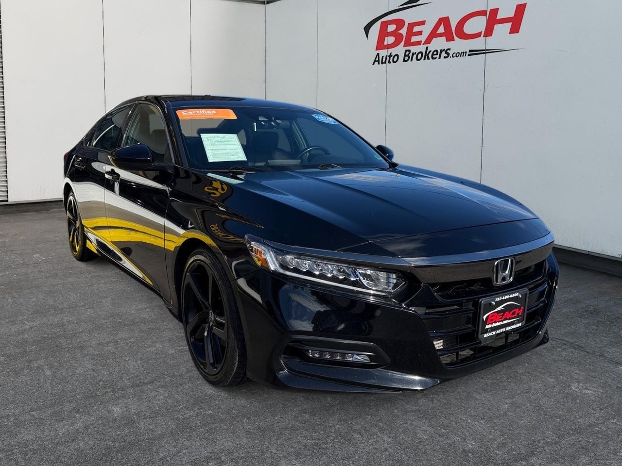 2019 Honda Accord Sedan Sport 1.5T, BLUETOOTH, KEYLESS START, ALL WEATHER FLOOR MATS, POWER MIRRORS, PADDLE SHIFTERS, BACKUP CAMERA, CLEAN CARFAX, COME AND TEST DRIVE THIS HONDA ACCORD TODAY!