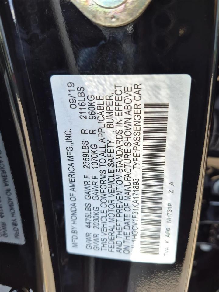 2019 Honda Accord Sedan Sport 1.5T Roseville CA