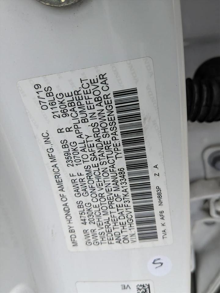 2019 Honda Accord Sedan Sport 1.5T Roseville CA