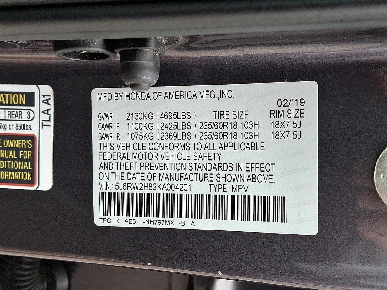 2019 Honda CR-V EX-L Vineland NJ