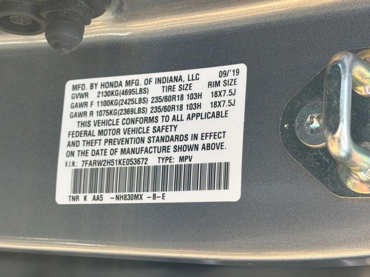 2019 Honda CR-V EX Hagerstown MD