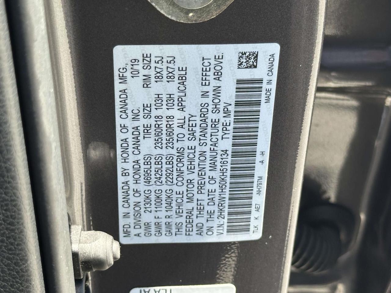 2019 Honda CR-V EX Alexandria VA