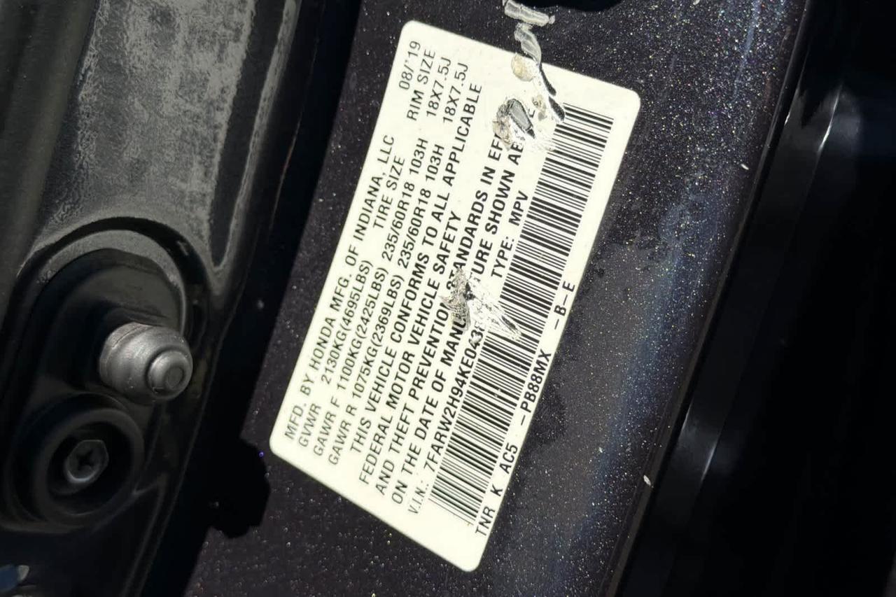 2019 Honda CR-V Touring Roseville CA
