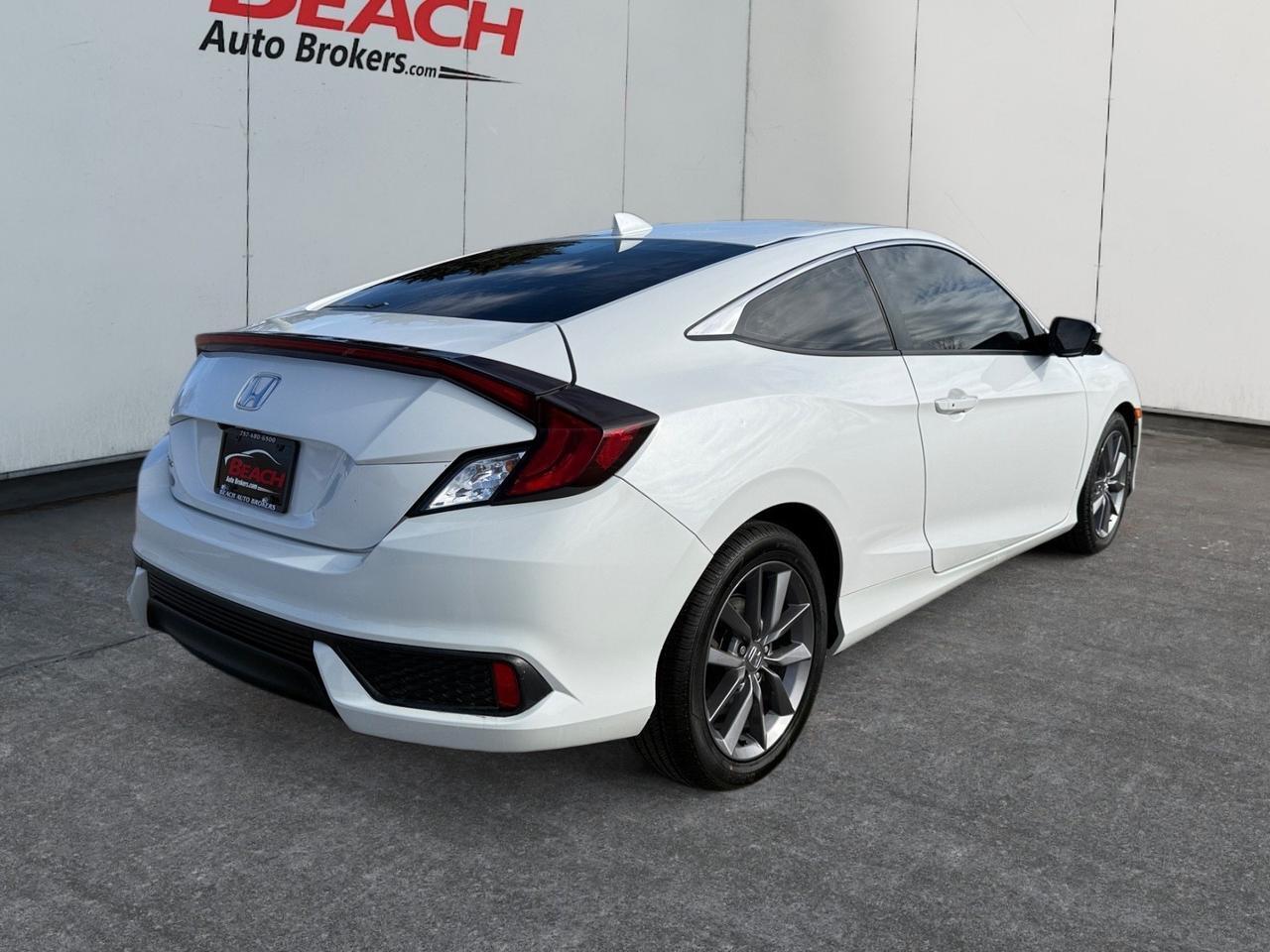 2019 Honda Civic Coupe EX, HEATED SEATS, SUNROOF, BACKUP CAMERA, REMOTE KEYLESS ENTRY, LIGHT TINTED GLASS, BLUETOOTH, AUTOMATIC HEADLIGHTS, PUSH BUTTON START, CLEAN CARFAX! Norfolk VA