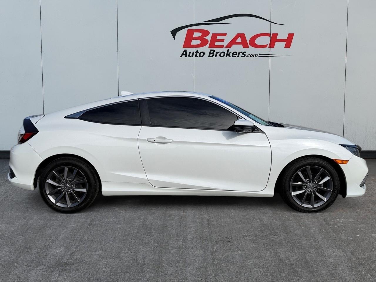 2019 Honda Civic Coupe EX, HEATED SEATS, SUNROOF, BACKUP CAMERA, REMOTE KEYLESS ENTRY, LIGHT TINTED GLASS, BLUETOOTH, AUTOMATIC HEADLIGHTS, PUSH BUTTON START, CLEAN CARFAX! Norfolk VA