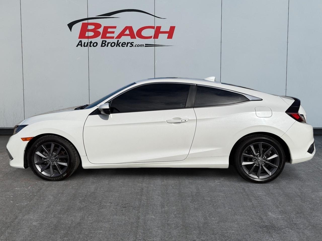 2019 Honda Civic Coupe EX, HEATED SEATS, SUNROOF, BACKUP CAMERA, REMOTE KEYLESS ENTRY, LIGHT TINTED GLASS, BLUETOOTH, AUTOMATIC HEADLIGHTS, PUSH BUTTON START, CLEAN CARFAX! Norfolk VA