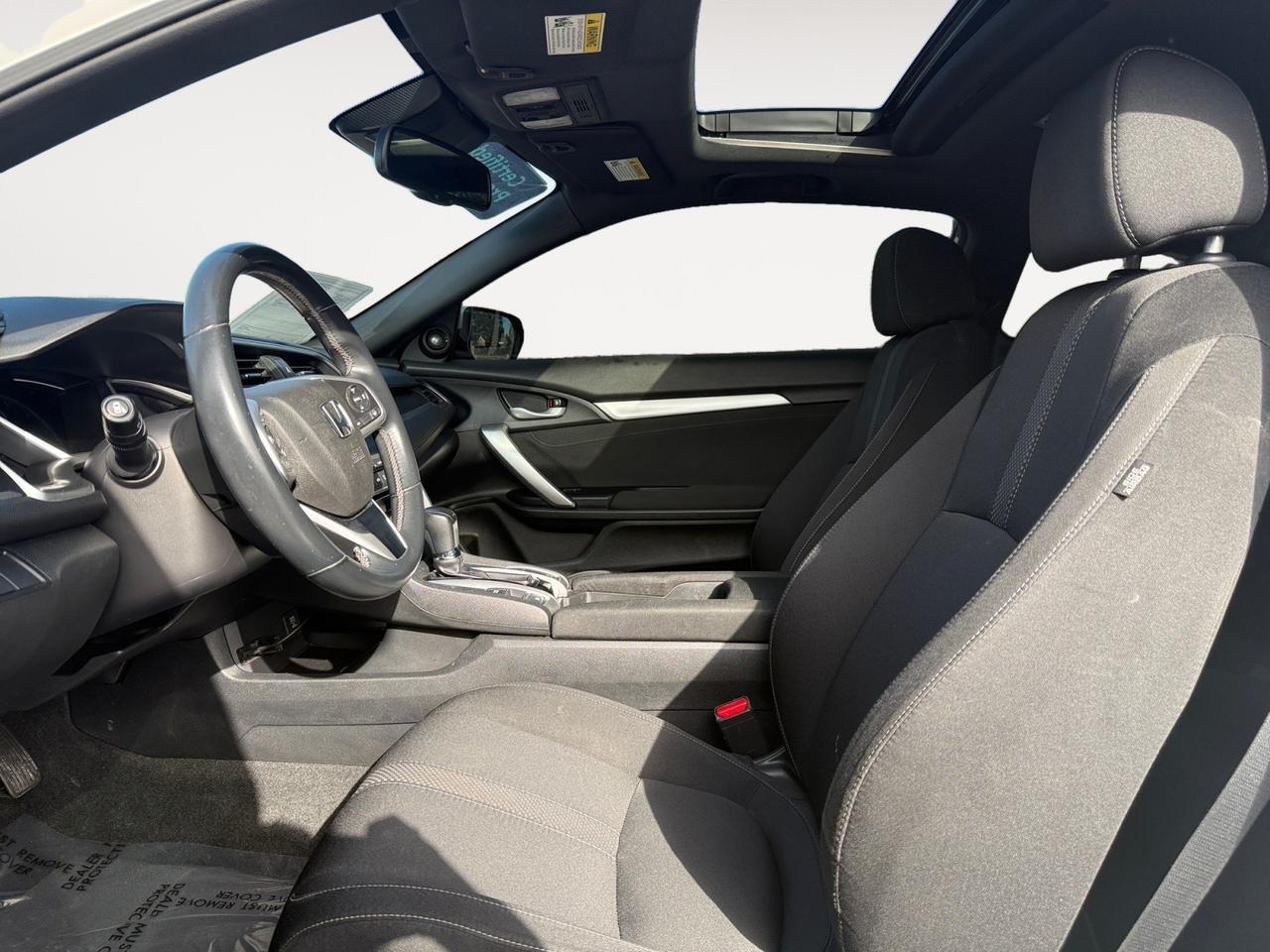 2019 Honda Civic Coupe EX, HEATED SEATS, SUNROOF, BACKUP CAMERA, REMOTE KEYLESS ENTRY, LIGHT TINTED GLASS, BLUETOOTH, AUTOMATIC HEADLIGHTS, PUSH BUTTON START, CLEAN CARFAX! Norfolk VA