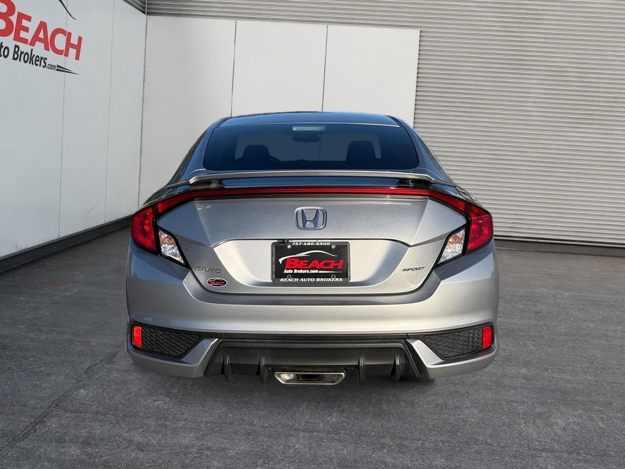 2019 Honda Civic Coupe Sport, APPLE CARPLAY/ANDROID AUTO, REMOTE KEYLESS ENTRY, ADAPTIVE CRUISE CONTROL, TINTED GLASS, POWER MIRRORS W/ MANUAL FOLDING, LOW MILES, ONLY 1 OWNER, THIS IS A GREAT CAR FOR A GREAT PRICE! Norfolk VA